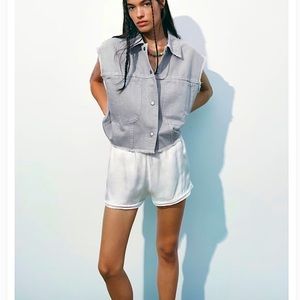 ZARA Denim Pocket Vest